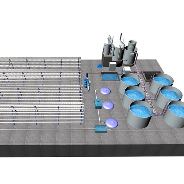 Aquaponics Growing Greenhouse Hydroponics System Automatic Watering Vertical Nft Hydroponics Growing System