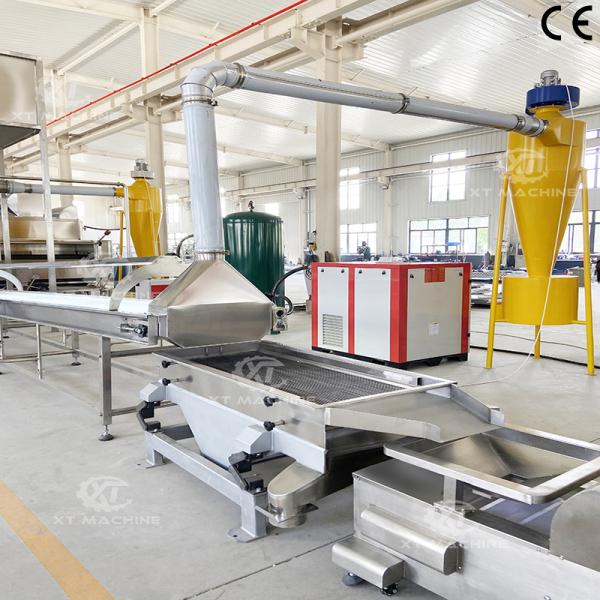 Crible vibrant à double couche en acier inoxydable S304 pour cacahuètes