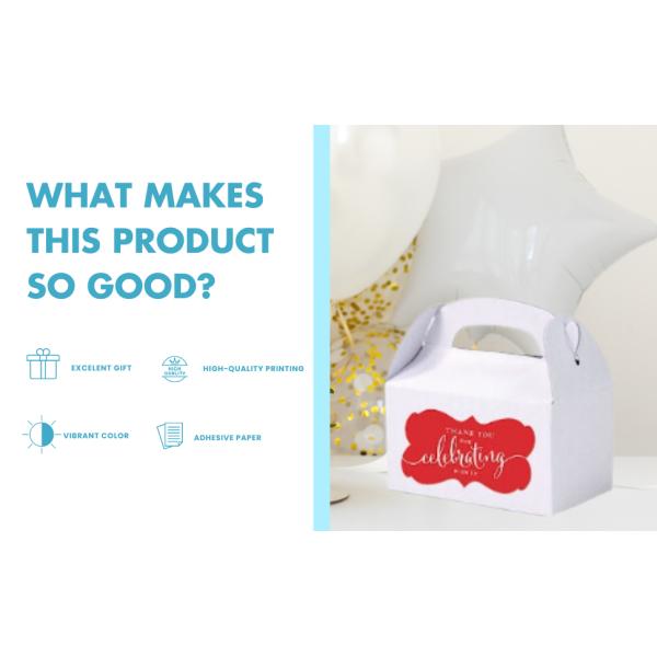 Custom Stickers Your Design Here Business 120 Pcs Rounded Square Kids Personalized Gifts Packaging, Wedding