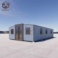 Casa de contenedores expandible de 40 pies refugio temporal con baño
