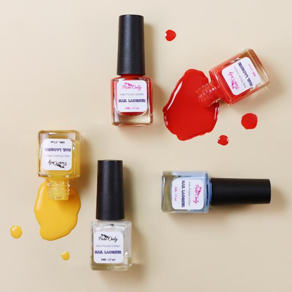 Polissage pour ongles à base d'eau de marque privée non toxique Perméable pour les enfants Peel off Respirant Halal Organique Respirant et Perméable