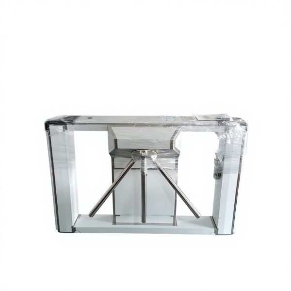 Custom Pedestrian Entry Three Bar Gate Facial Recognition QR Code IC Card Access