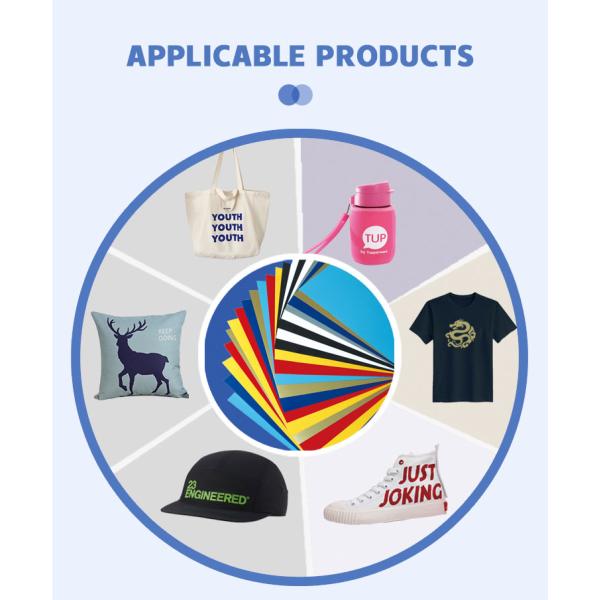 Винил передачи тепла золота Printable покрывает простирание Htv 12x24 15x15 12x12 12x36