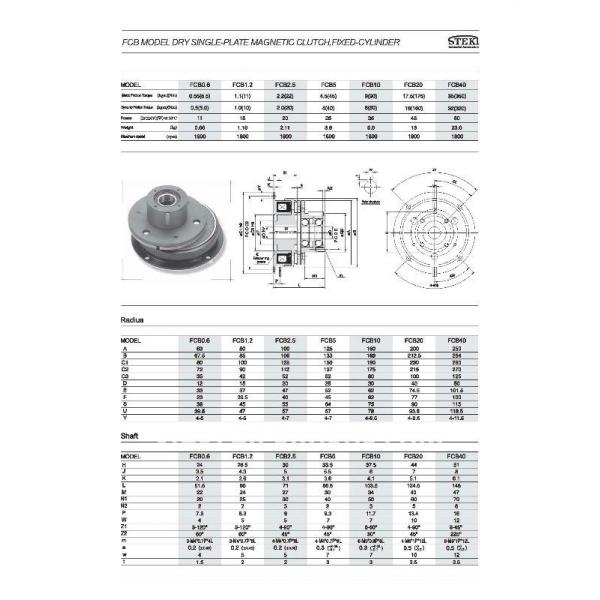 STEKI 2019 Electromagnetic Clutch 24vdc for Packing Machine Static Friction Torque 0.55kgm