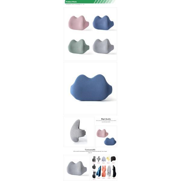 Customized Color Healthy Back Support Cushion for Extra Dense Memory Foam Lumbar Support