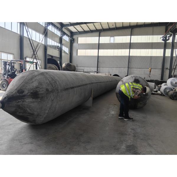 Smooth Safe Vessel Launching Marine Airbag With Nylon Rubber Inner Material Length 5m-24m