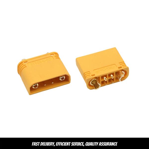 XT90S PCB Panel Mount Connector , Aircraft Plug Male And Female Connector For Brushless Motor