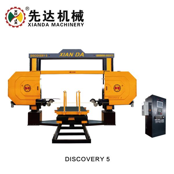 ダイヤモンドワイヤサー切断機 石器機械 5 軸 CNC 高効率の石切断形状のためのダイヤモンドワイヤサー