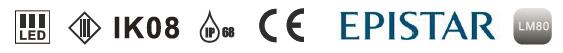 Форма купола CRI 80 мини отлила неоновые света прокладки 7.2W или 12W СИД/метр в форму