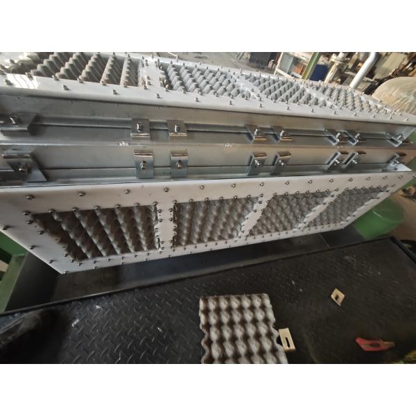 2500pcs/h 4*4 Molds Rotary Paper Egg Tray Machine PLC Control and Plastic Mould Material for Egg Tray Forming Production