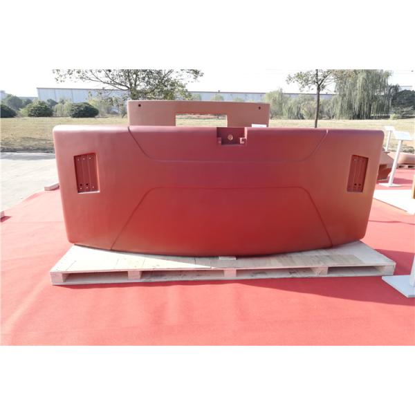 Primer Painting 16 Ton Cast Counterweight Shot Blasting And Grinding Surface