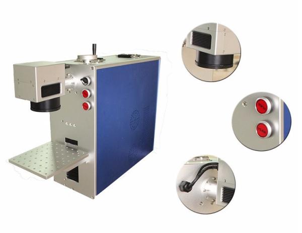 Raycus Portable Industrial Laser Marking Machine Anti Burn With Gavol Scanning