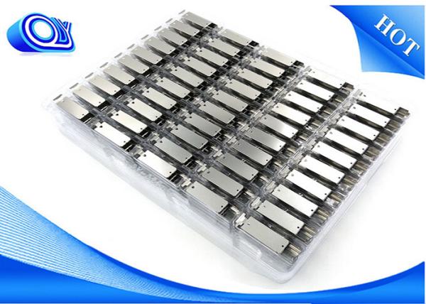 ROHS Fiber Optic Components SFP Case & Jacket Fiber Optic Transceiver Anodizing / Polishing Finish