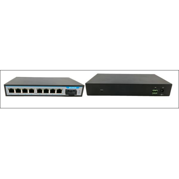 8 Port Gigabit Fiber Optic Switch , Dual Fiber Optical Network Switch 20KM
