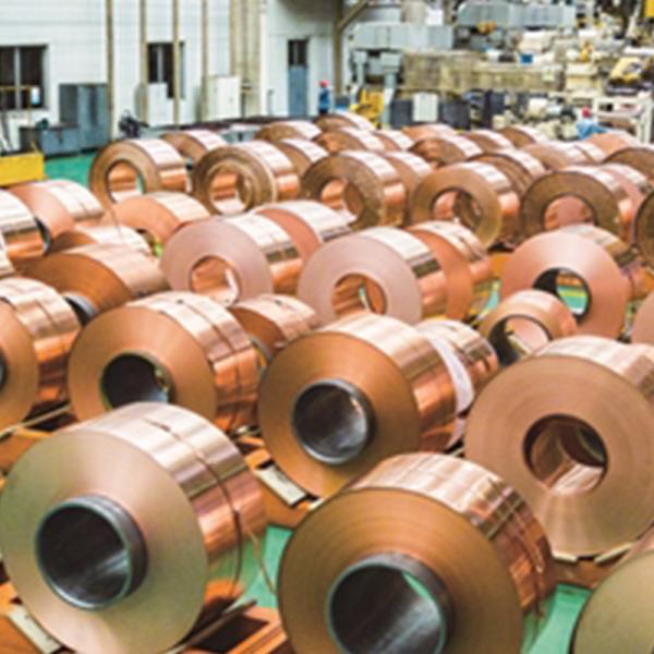 As tiras do cobre de C1020 C5191 bobinam a folha 30mm para eletrônico