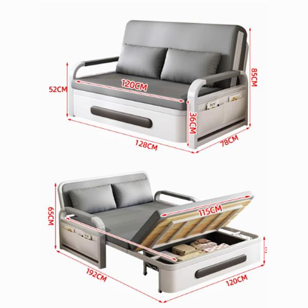 Hot sale dual-use retractable multifunctional modern apartment bedroom living room hotel folding sofa bed