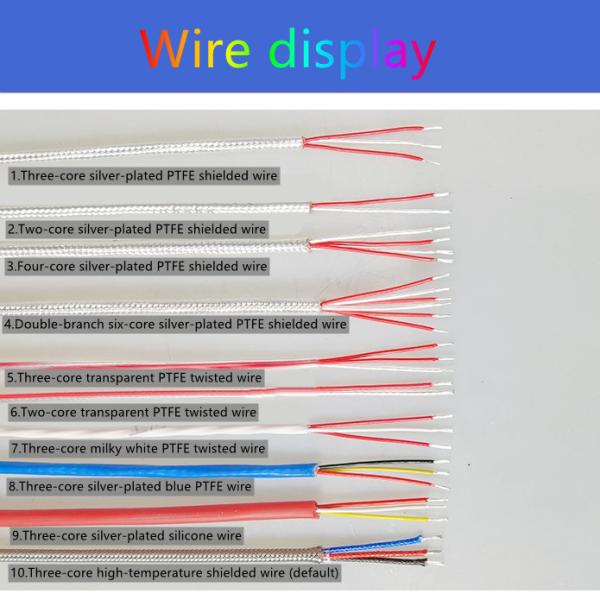 Fixed Thread Temperature Sensor 3 Wire PT100 PT1000 Thermistor For Accurate Measurement