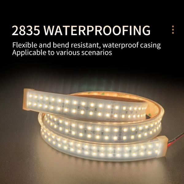 Drip Sleeve SMD 2835 LED Strip Outdoor Flexible Ribbon Waterproof
