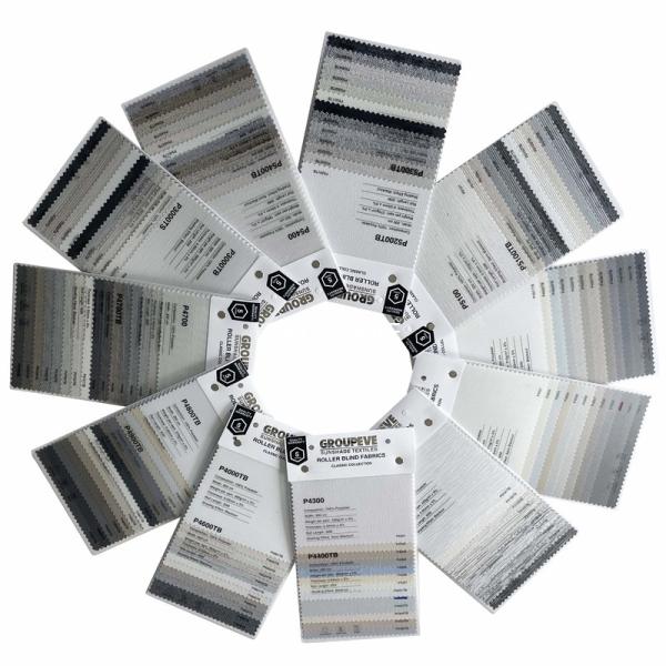 Window Blinds Blackout Fabric PVC Coated Motorised Roller Blinds Fabric