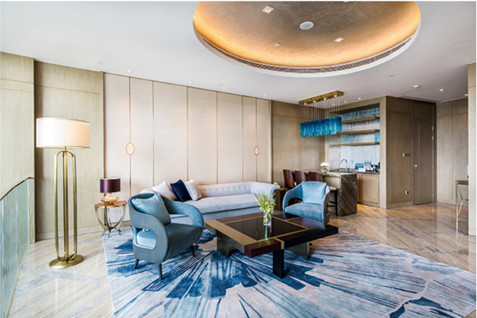 LPL E1 MDF Wyndham Modern Hotel Furniture Whole Bedroom Sets