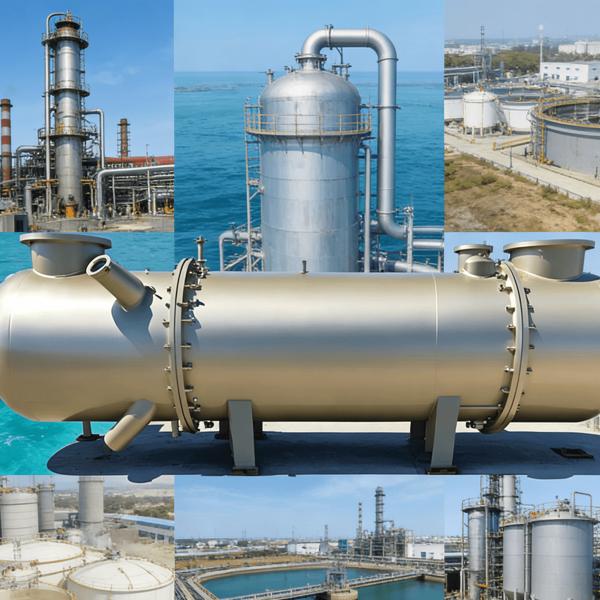 Stainless Steel Steam Water Separator with 0.1-10 Mpa Design Pressure and Customized Size for Industrial Applications