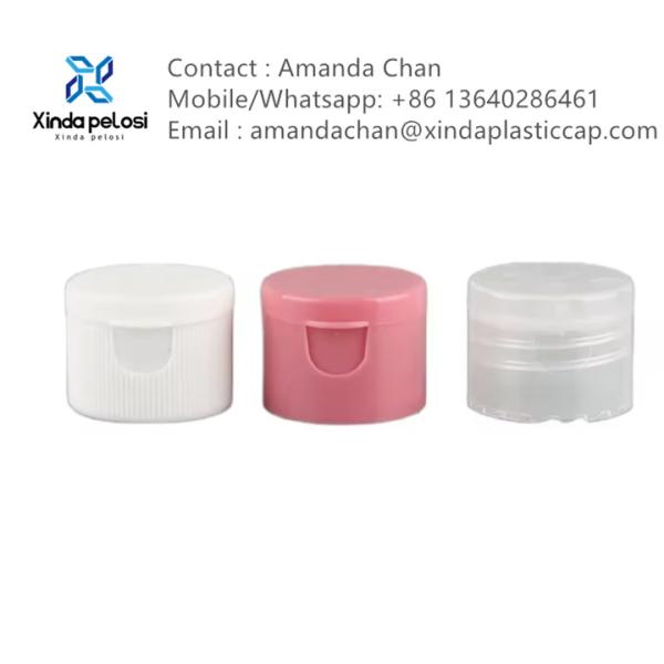 Plástico personalizado qualquer cor selos tampa de parafuso Flip Top Cap para garrafa cosmética