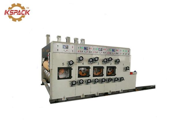 Corrugated Cardboard Box Die Cutting Sotting Machine 7.5kw Power PLC Control
