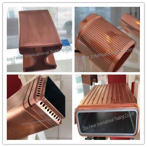 9.52mm Copper Rectangular CCM Mold Tube Billet Casting