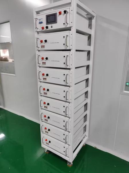 High Voltage LiFePO4 Battery Modules 19.2KWh To 51.2KWh Emergency Backup