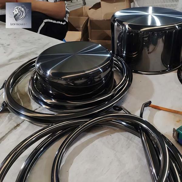 Gold / Black Color Vacuum Titanium Coating Machine For Stainless Steel Shisha Pot