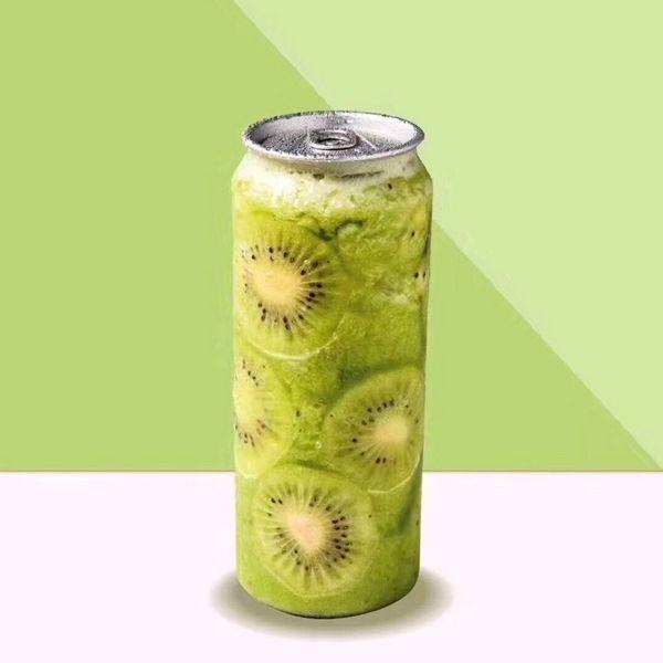 500ml 650ml PET Plastic Beverage Bottles With Aluminium Lid