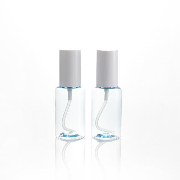 9g 80ml PET Plastic Spray Bottle Full Cover Protective Cap