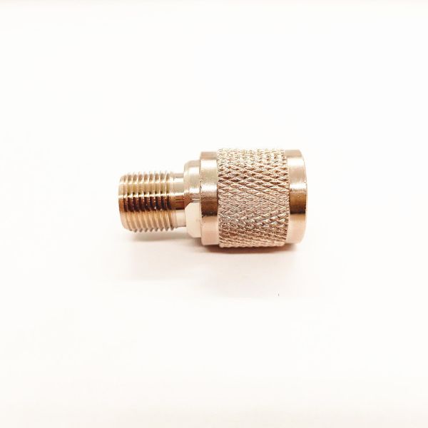 DC-3GHz RF Adapter with 50Ω Impedance and Low VSWR ≤1.2 for TNC Male to F Female Coaxial Connector