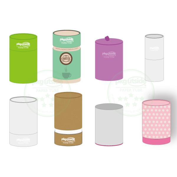 Food Grade Green Tea Tube Packaging Handmade High End Environmentally Friendly