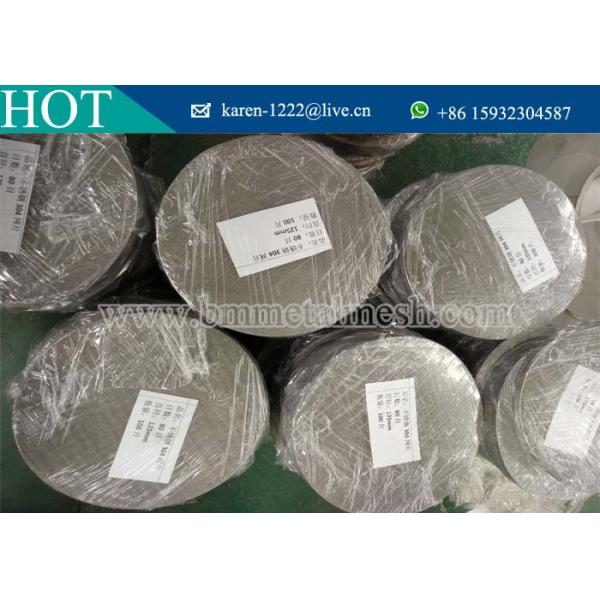 Stainless Steel Woven Mesh Pieces,Filter Packs,Plastic Extruder Filter Screen Disc