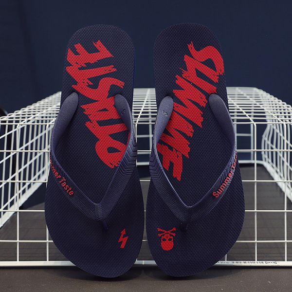 Sandales de plage d'été pour hommes avec motifs antidérapants en forme de grains de riz