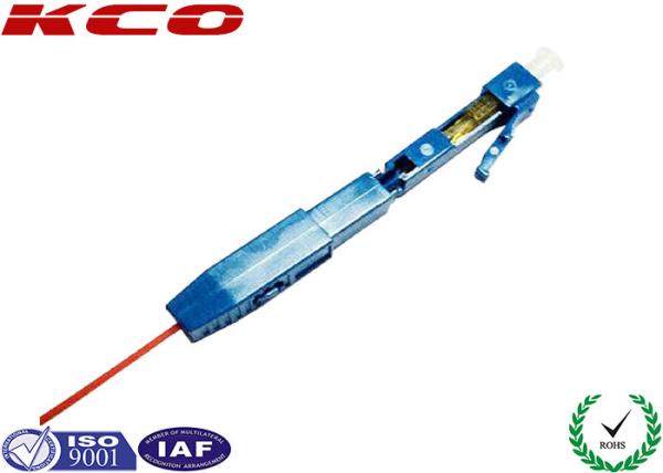 Quick Field Installable Fiber Optic Connector LC UPC Return Loss 50 DB