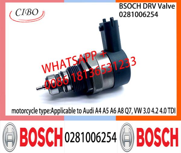 Válvula de controle 0281006254 da válvula 0281006254 de BOSCH DRV aplicável a Audi A4 A5 A6 A8 Q7, VW 3,0 4,2 4,0 TDI