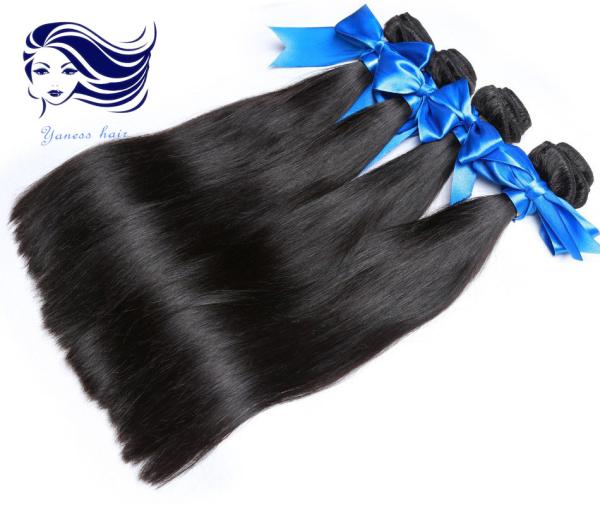 Cabelo malaio do Virgin 5A humano em linha reta/cabelo fraco malaio do Virgin da onda