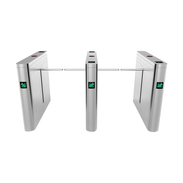 SS304 600mm Width Drop Arm Turnstile with BLDC Motor for Access Control