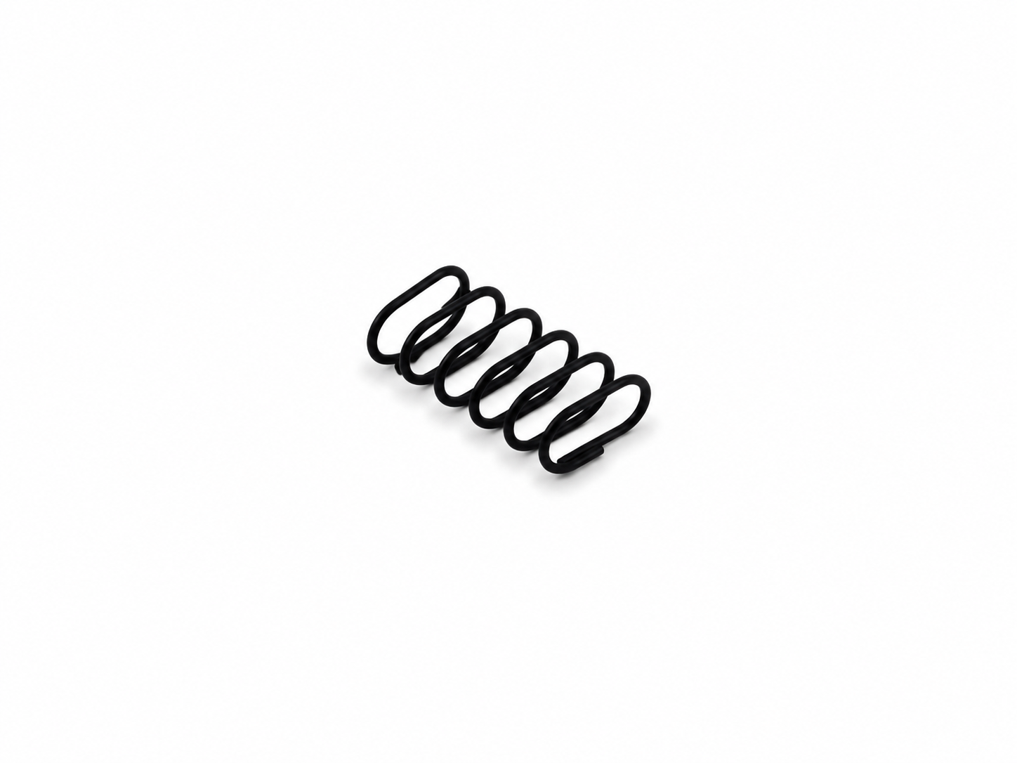Precision Square Spring Wire Coil Components Ground End Zinc Plating