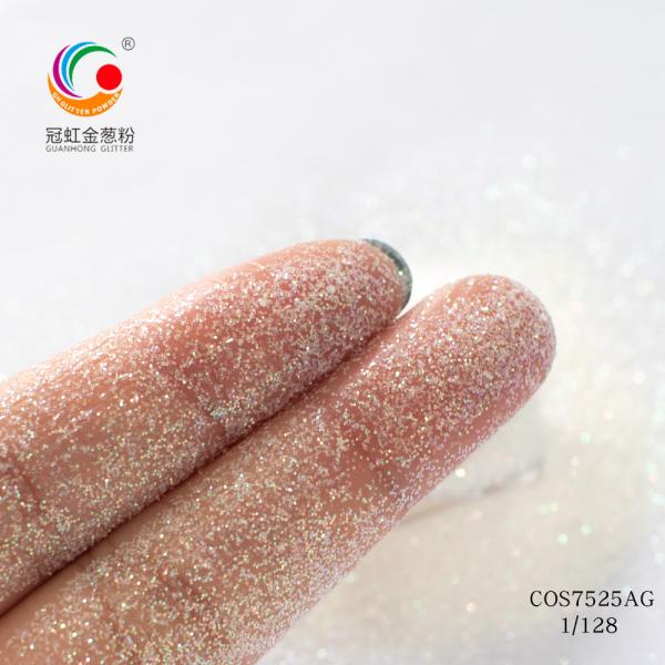 White Biodegradable Makeup Glitter Eyeshadow Powder For Christmas 2.0mm
