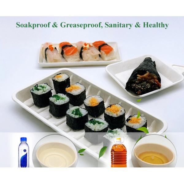 Compostable 21.6g  Catering Microwavable Cornstarch Trays
