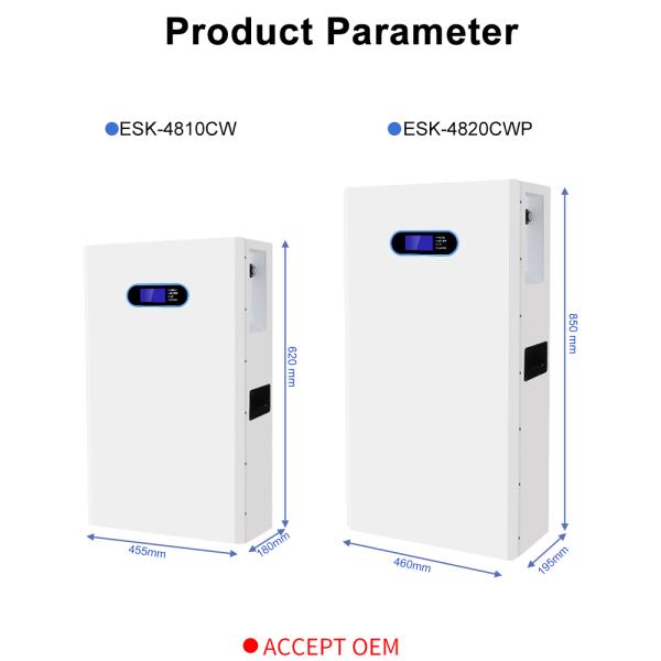 Настенный 48В солнечный аккумулятор 200ah 10кВтх Lifepo4 Powerwall Литий-ионный аккумулятор