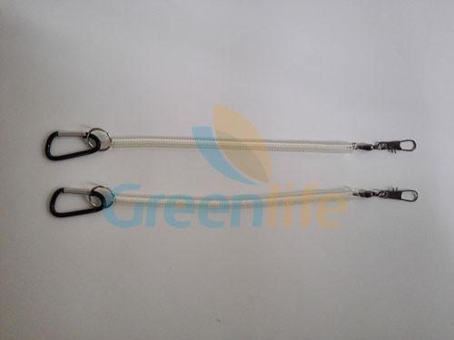 Fashion Fishing Lanyard Pliers Lip Gripper Tool Rod Safety Rope Holder w/Carabiner and Swivel Hook