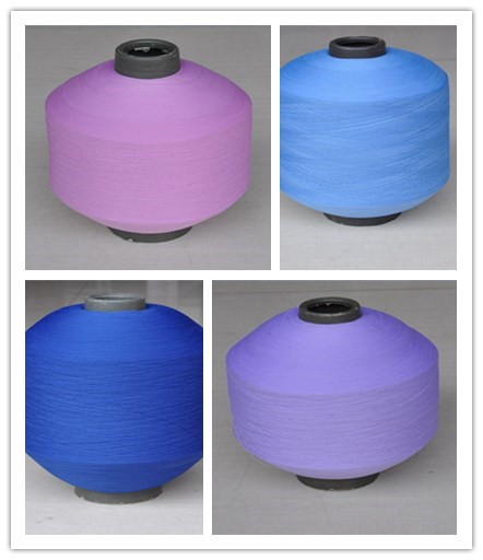 100D / 36F Polyester DTY Yarn Filament With RW SD / FD
