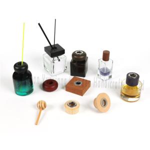 Laser Printed Wooden Perfume Lid Custom Size Aromatherapy Diffuser Cap Durable
