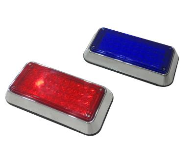 Cabeça de advertência azul & VERMELHA da luz do diodo emissor de luz da polícia impermeável para veículos da emergência