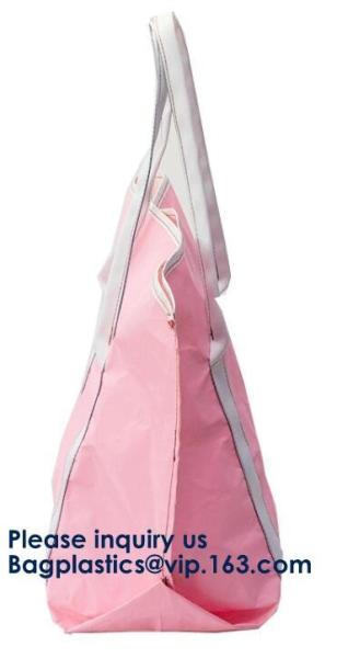 Washable TYVEK Kraft Paper Shopping Bag Shoulder Handbag DuPont Paper Tote Bag With Cotton Linen Lining