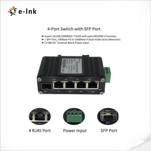 ELink Industrial Gigabit Din Mount Ethernet Switch 5 Port Unmanaged
